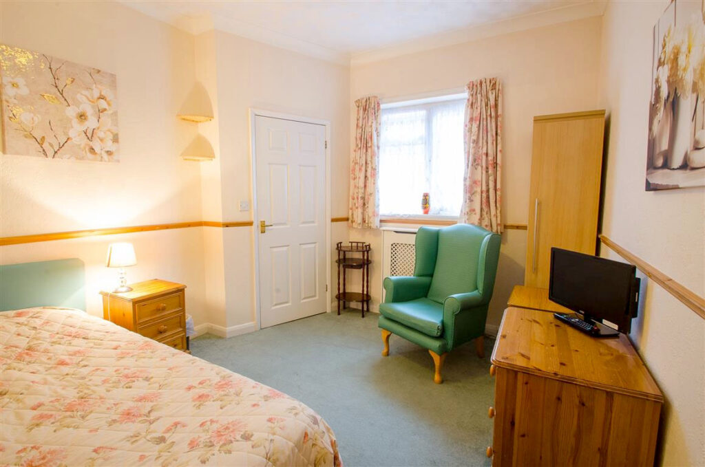 Inside a Room in Cherry Trees Care home